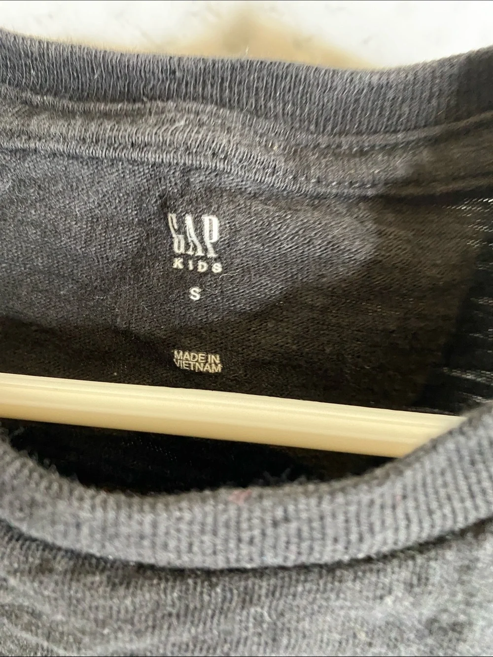 GAP Black Long Sleeve Tee with Mint Space Graphic